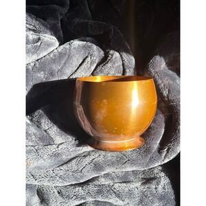 Vintage Coppercraft Guild Footed Copper Bowl Taunton Mass Mid Century Decor